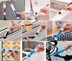 Dụng cụ chổi quét và mo hót đa năng